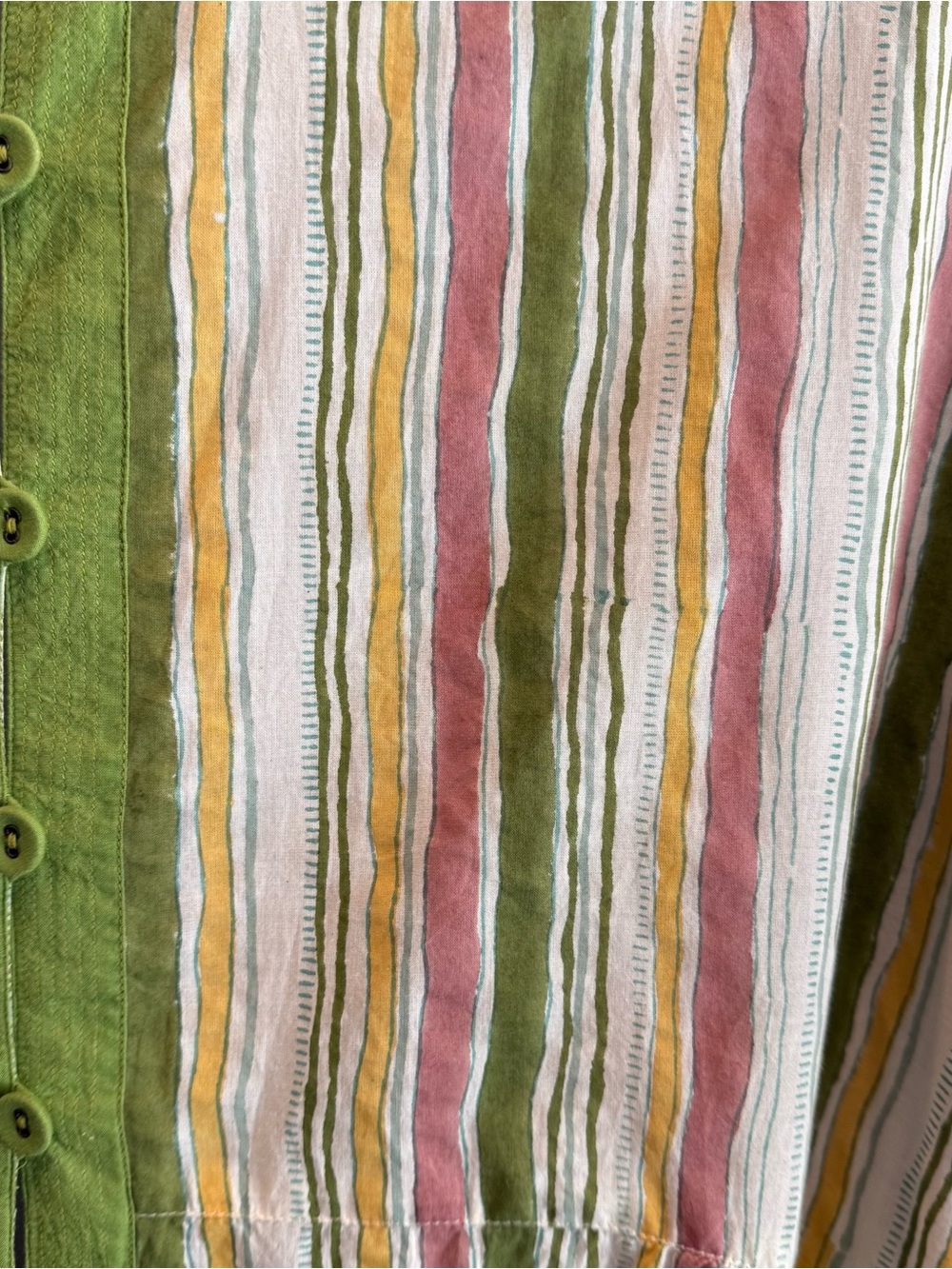 Lightweight organic cotton button down XL Gudrun Sjoden dress - Picture 3 of 6
